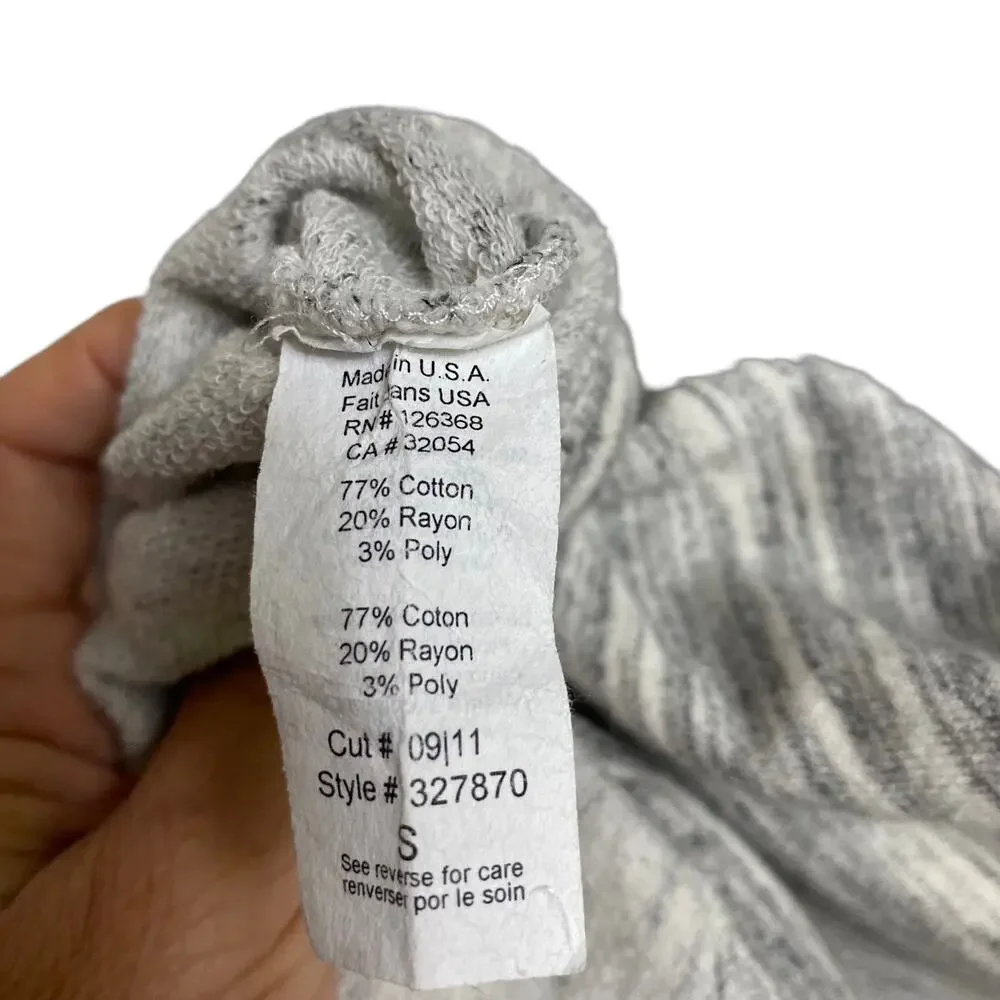 Anthropologie Left of Center Gray Marled Sweatshirt Dress S‎ (2615)